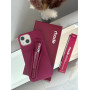 Бордовый чехол rhode з блеском на iPhone 15 lip Case Raspberry Jelly 